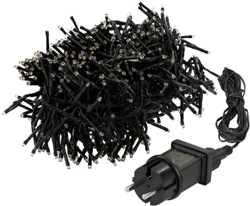 Led Büschel Lichterkette 4,2m 576 LEDs Warmweiß, Strombetrieb, IP44 Wasserdicht, Innen/Außen, Weihnachtsbeleuchtung Weih...