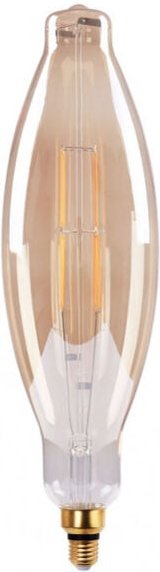 Fabrilamp - Kerze Glühbirne 43x12d 8w 640lm E27 Amber Amber 3000k