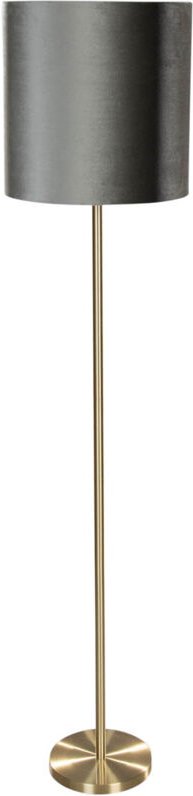 Stehleuchte Messing mit Samt-Schirm Grün 40cm - Simplo