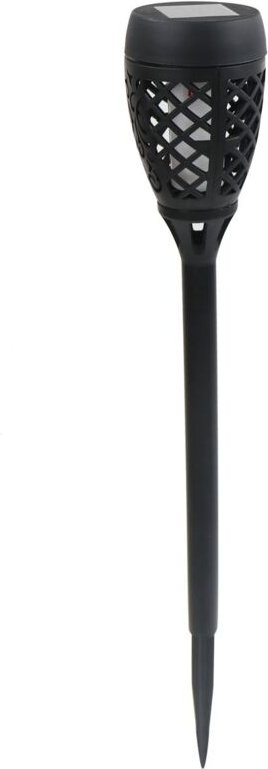 Trendline LED Solarleuchte Fackel mit Erdspieß, Fackeleffekt Dämmerungssensor