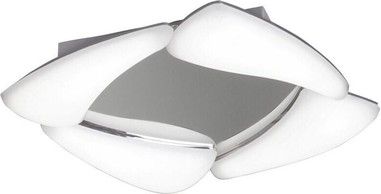 Inspired Mantra - Mistral - Flush Flush Decke 24W LED 3000K, 2160lm, poliertes Chrom, mattiertes Acryl