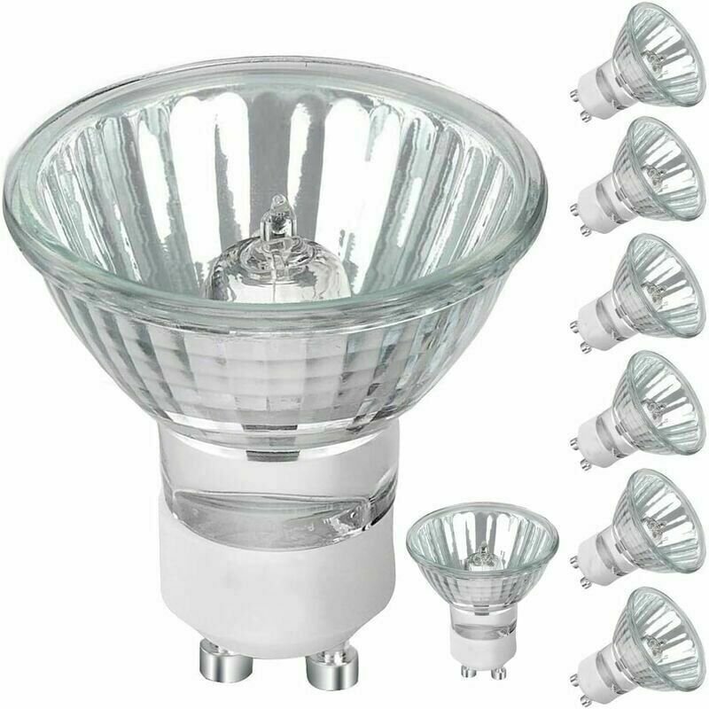 Rosemary - LaBlanc – 8 Stück GU10-Halogenbirne, 50 w, 230 v, dimmbare Gu10-Glühbirne, 500 lm, Warmweiß 2700 k, für Schra...