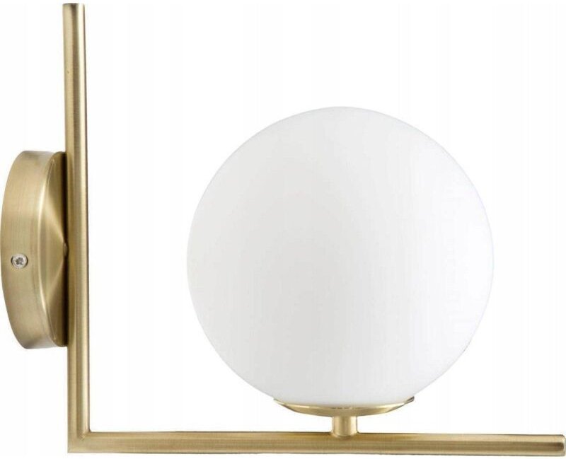 Ferretti GLAMY Wandlampe Gold und Weiß Elegant