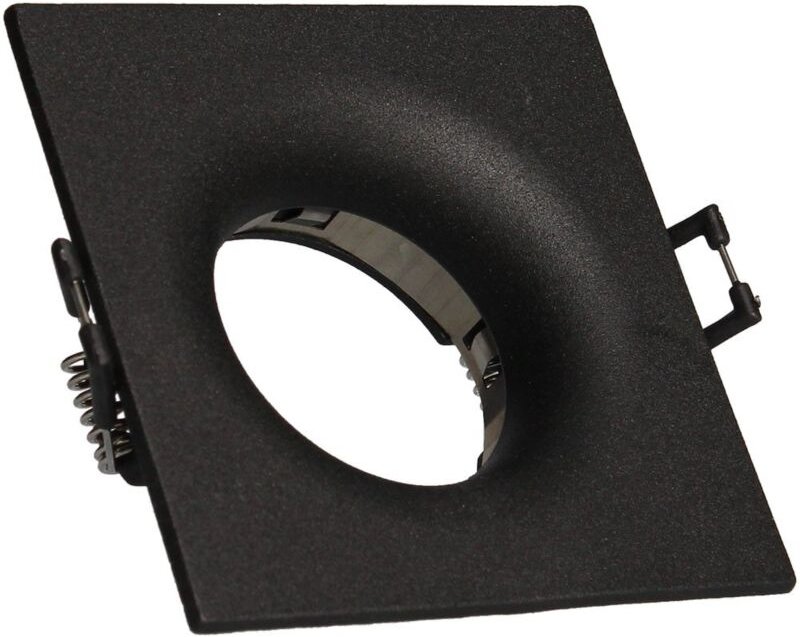 COBALT Einbaustrahler - GU10/35Wmax/Abm.88x88/Schwarz Arlux Lighting