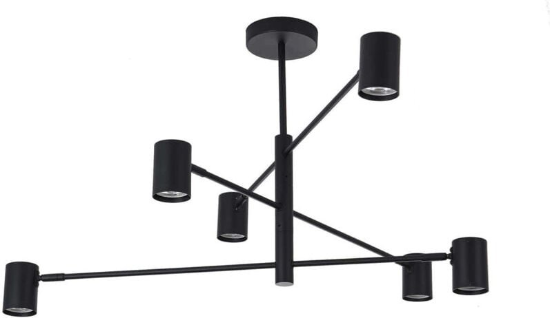 Snow Pendelleuchte 6xGU10 schwarz LP-731/6P BK Light Prestige