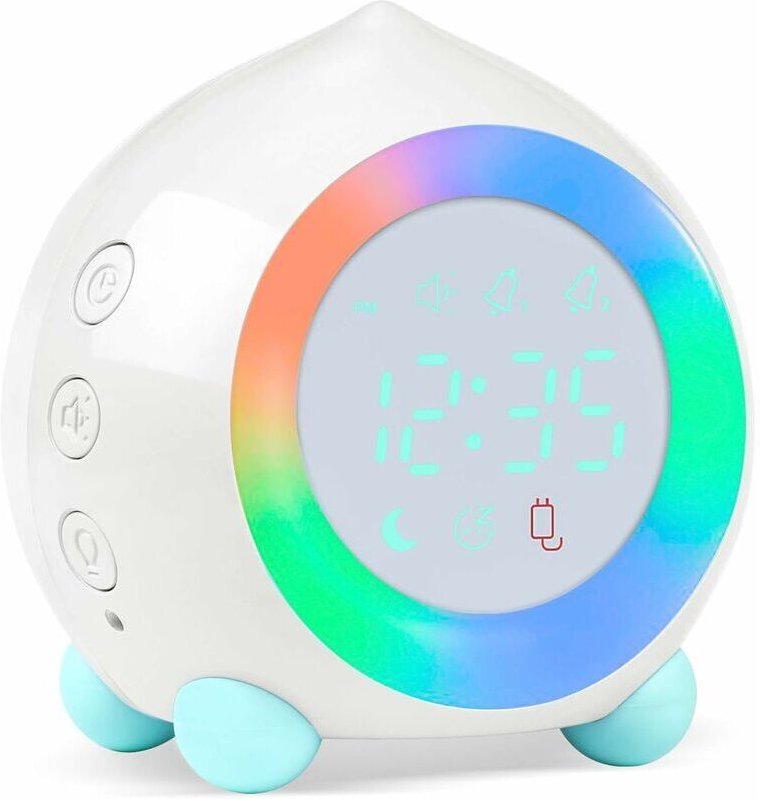 LED-Digitalwecker für Kinder, Leuchtlampe, Nachtlicht für Mädchen und Jungen, Tag- und Nachtbetrieb, Lautstärkeregelung,...