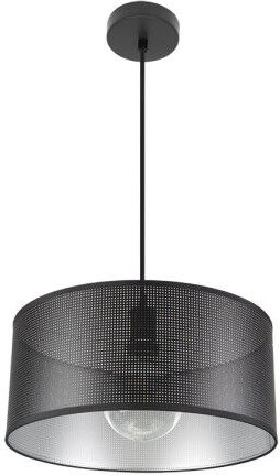 Fabrilamp - Anhänger anastasia 1xe27 schwarz/schwarz-silber regx40x40 cm