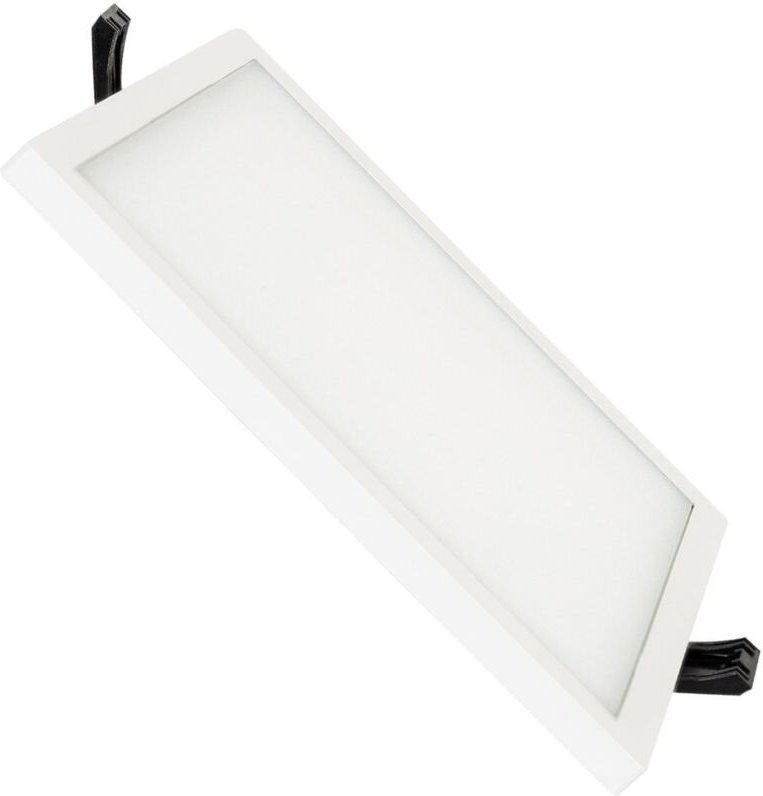 LED Einbaustrahler flach 16W Eckig High Lumen Ausschnitt Ø135 mm LIFUD 4000K Neutralweiß