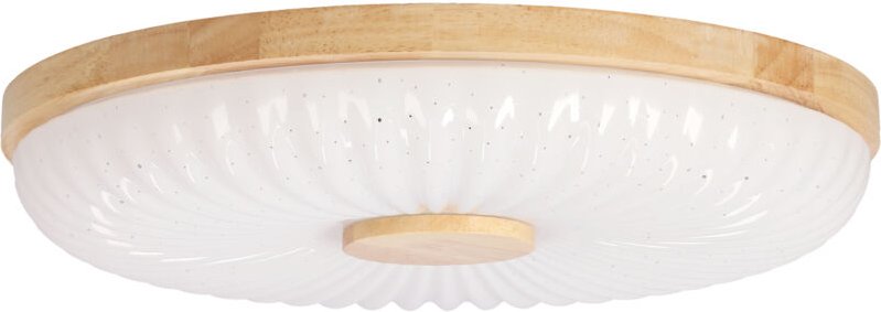 TART LED-Deckenleuchte, weiß, Holz, Candellux 13-24954