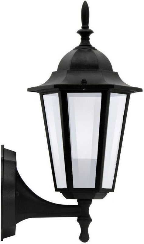 Retro Gartenwandleuchte Liguria E27 IP43 schwarz Goldlux 201928