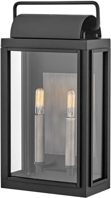 Elstead Hinkley Sag Außenwandlaterne Schwarz, IP44