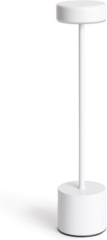 Efectoled - LED-Tischlampe tragbar 2W mit wiederaufladbaren USB-Akku Zimba Weiß