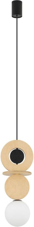 Hängelampe, 1 Stück, G9 Naturholz, Nowodvorski 11173