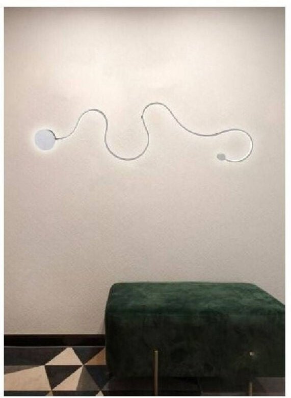 Trade Shop - LED-Wandleuchte, 28 W, weißes Band, Wandleuchte, natürliches warmes und kaltes Licht, E69-B -