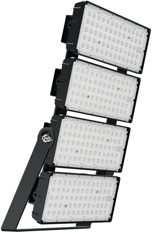Ledkia - LED-Flutlichtstrahler 800W Stadium 160lm/W IP66 lifud Dimmbar 0-10V Kaltes Weiß 5000K 90°353 mm