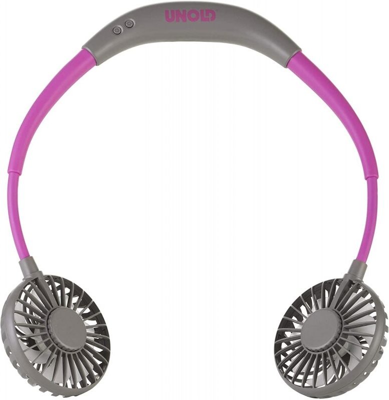 Unold Breezy, Ventilator ,violett/grau, Nackenventilator