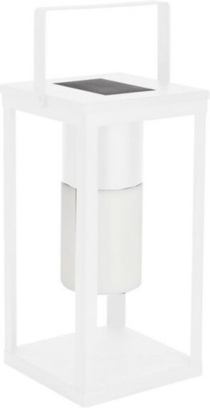 LED-Solarleuchte weiß h38 x 17a x 17b aus Metall