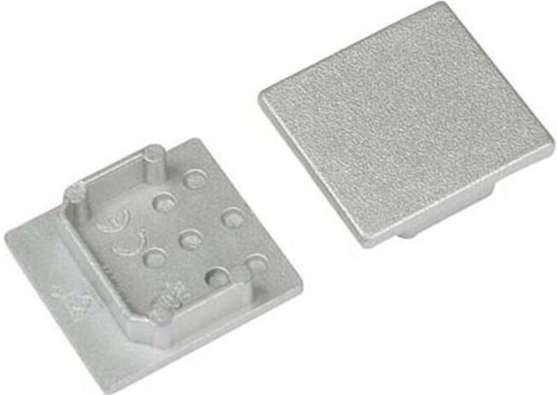 Brumberg Leuchten Endstück f.Profilabdeckung silber 53057260