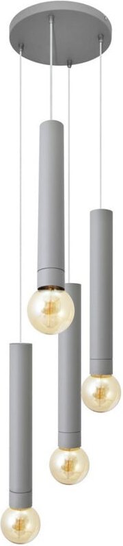 Thumbnail - Tuba Cluster Pendelleuchte Grau 30cm - Helam