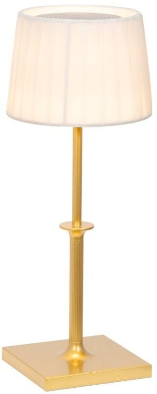 Thumbnail - Poldina Classic Zafferano LED-Tischleuchte mit Touch-Dimmer, wiederaufladbar, elegantes kabelloses Design, Gold