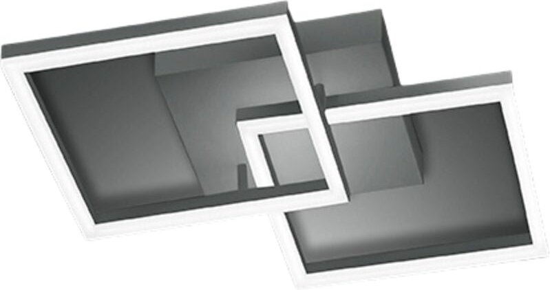 Fabas Luce Lighting - bard moderne LED-Deckenleuchte 39W Anthrazit 3394-29-282 Fabas Luce