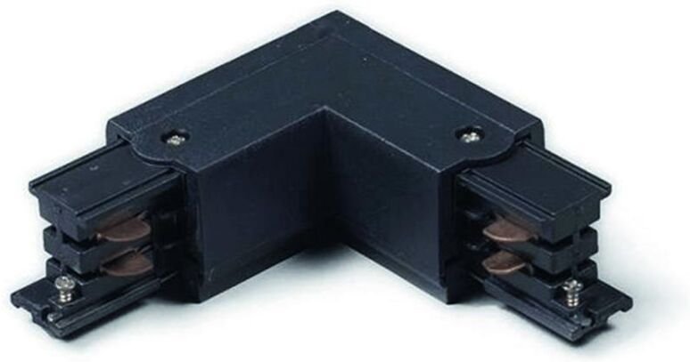 L-Verbinder Außen für 3 Phasenschiene schwarz