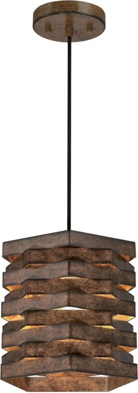 Westinghouse - Pendelleuchte Charlize Scheunenholz
