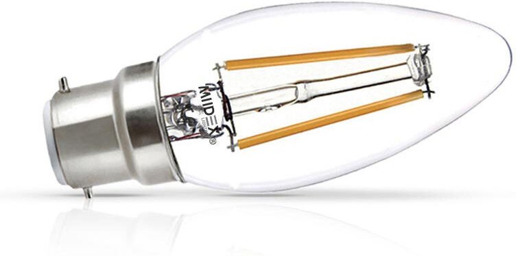 Ampullen-Glühfaden - Flamme B22