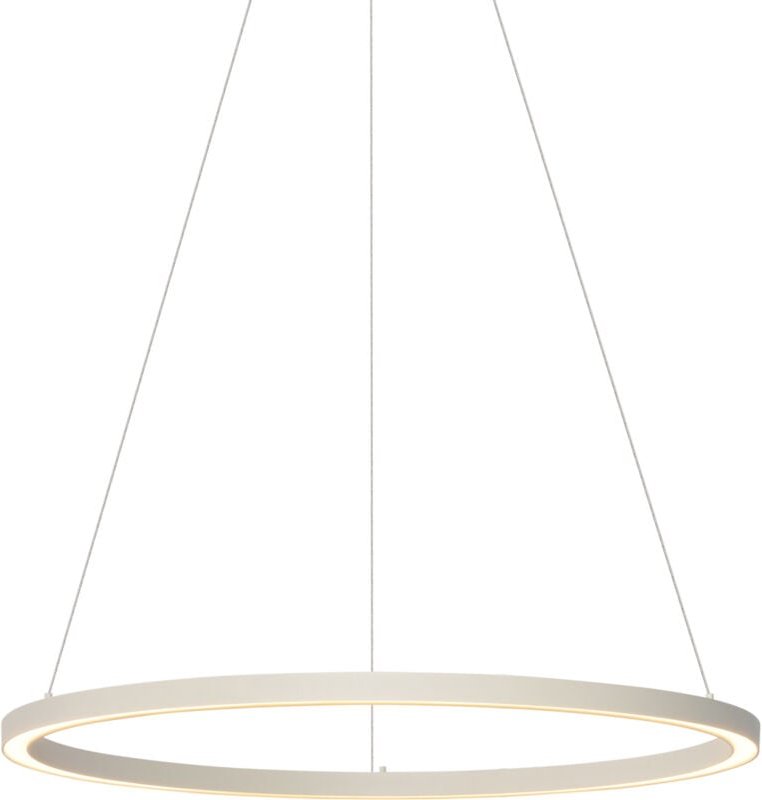 Design Hängelampe Beige 80cm inkl. led 3-Stufen Dimmbar - Girello