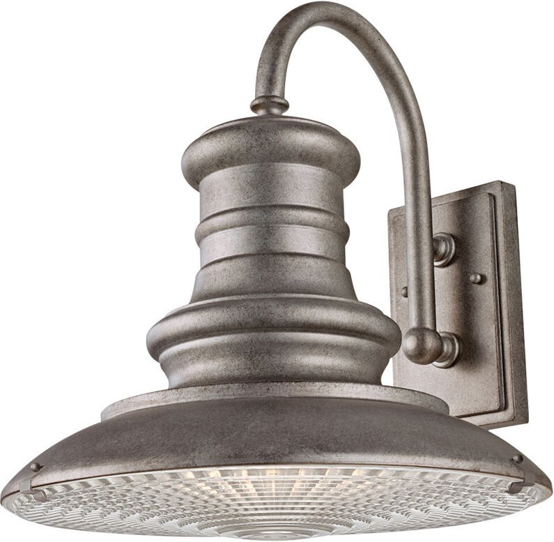 Thumbnail - Wandlaterne Wandleuchte Außenleuchte Fassadenlampe silber angelaufen IP44 E27