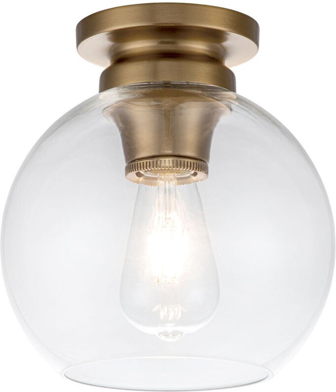 Thumbnail - Feiss - Elstead Tabby Bowl Halbbündige Deckenleuchte Messing brüniert