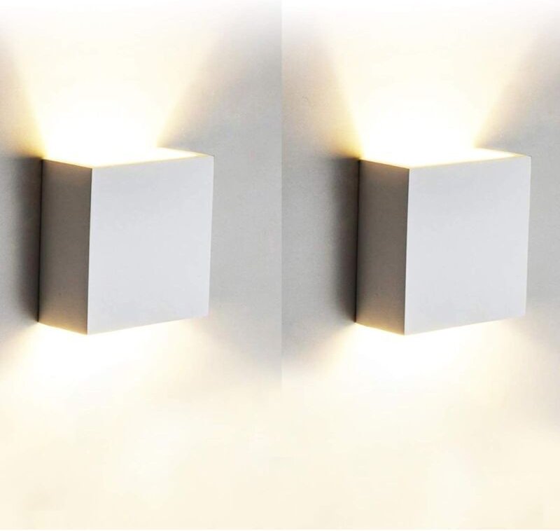 moderne Innenwandleuchten LED-Aluminium-Leuchte Warmweiß 3000K Leuchten für Wohnzimmer Schlafzimmer Badezimmer Küche Ess...