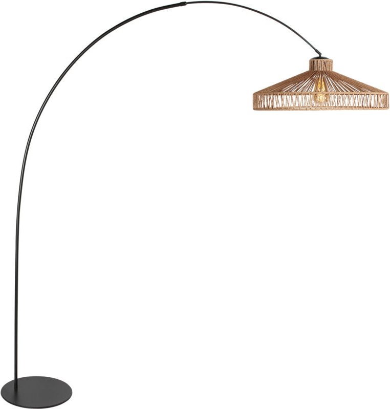 Anne Lighting - stehlampe - Curve - natürlich schwarz - metall