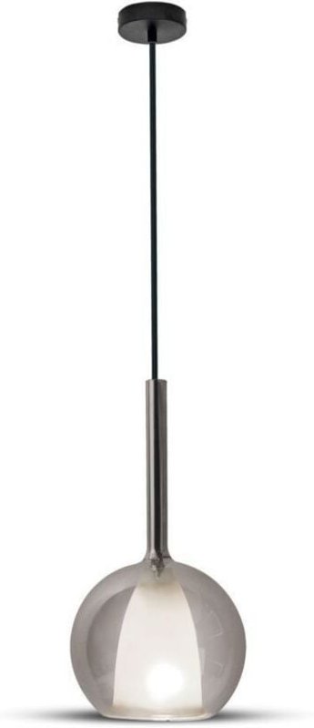 V-TAC VT-7181 Pendant Light 1 MT Doppelglas Grau + Weiß E27 Ф180mm SKU 3877