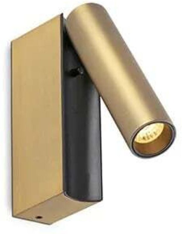 Cronos verstellbarer Wandleser aus Bronze mit Schalter 62752