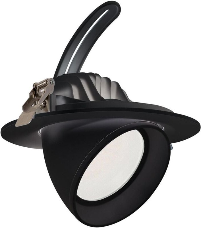 Efectoled - led Downlight Einbaustrahler Schwenkbar Rund 60W osram cct 120 lm/W cct lifud Ausschnitt ø 200 mm Schwarz No...
