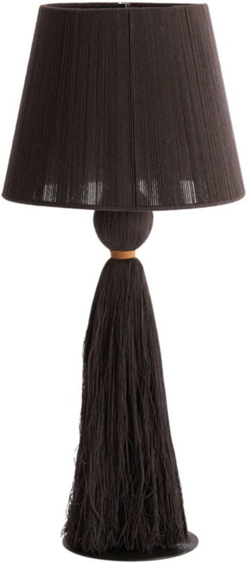 Tischlampe - Espino - braun - textil - - Light&living