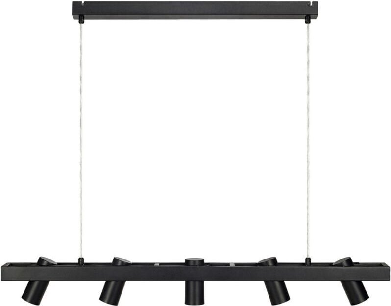 Torino - 5 Light Linear Bar Spotlight Deckenpendelleuchte Schwarz, GU10 - Markslojd