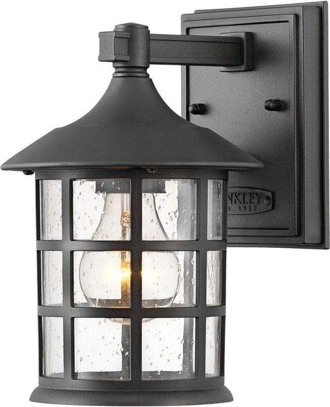 Hinkley - Elstead Freeport Außenwandlaterne Strukturiert Schwarz, IP44
