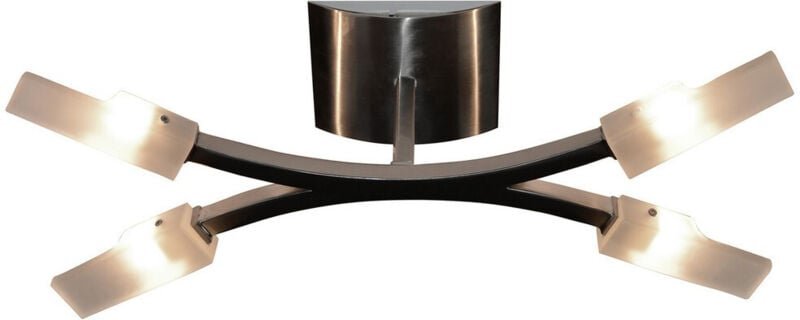 Inspired Mantra Arco Decke 4-flammig G9, satiniertes Nickel