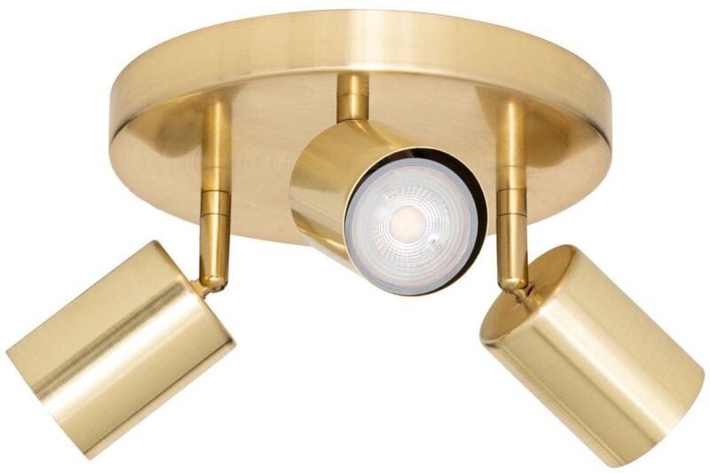 Atmosphera - Deckenleuchte Vico goldfarben 20x20cm créateur d'intérieur