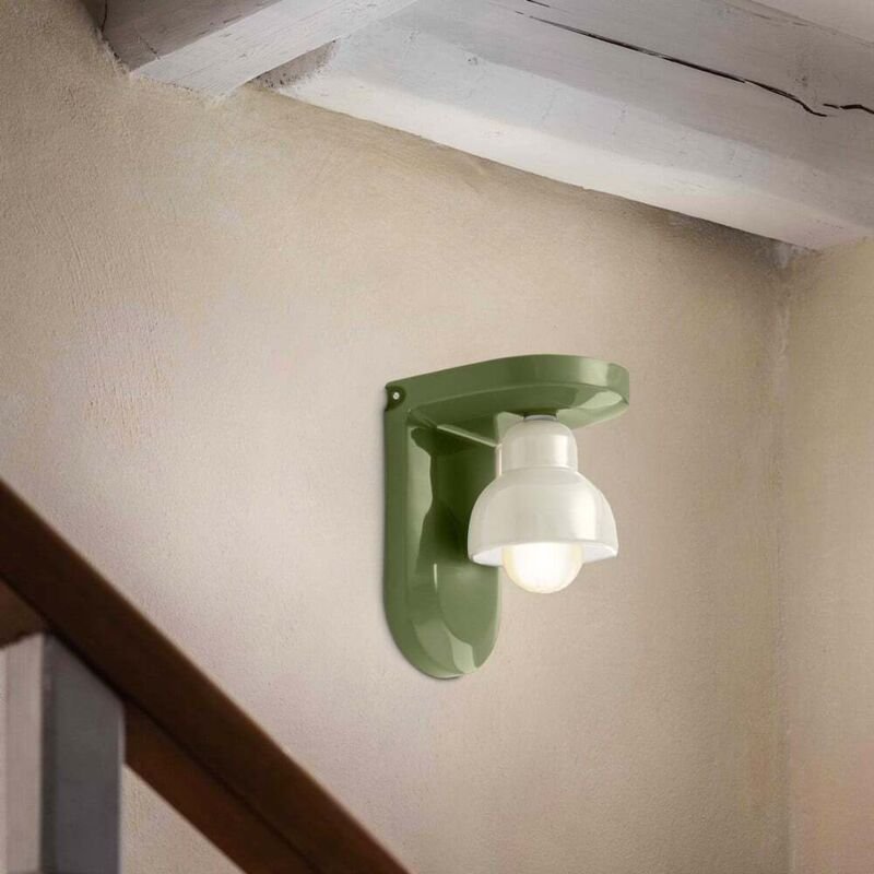 DECO' BERIMBAU C2600, Keramik Wandleuchte, Ferroluce