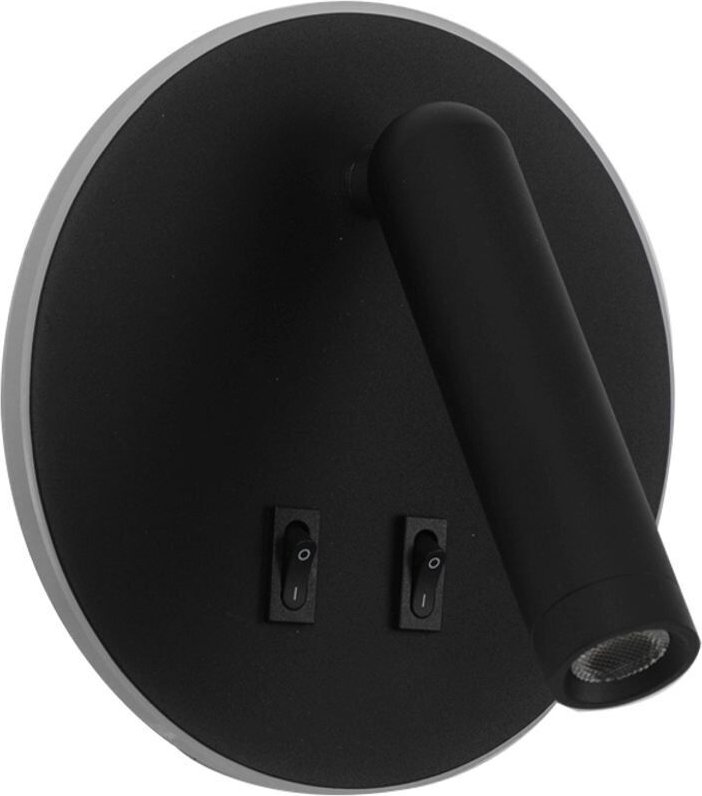 8W LED Wandleuchte mit Strahler und Schalter FURLA WL537421BK Italux