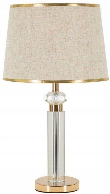 eurofirany Praga Tischlampe Gold Beige 52,5 cm
