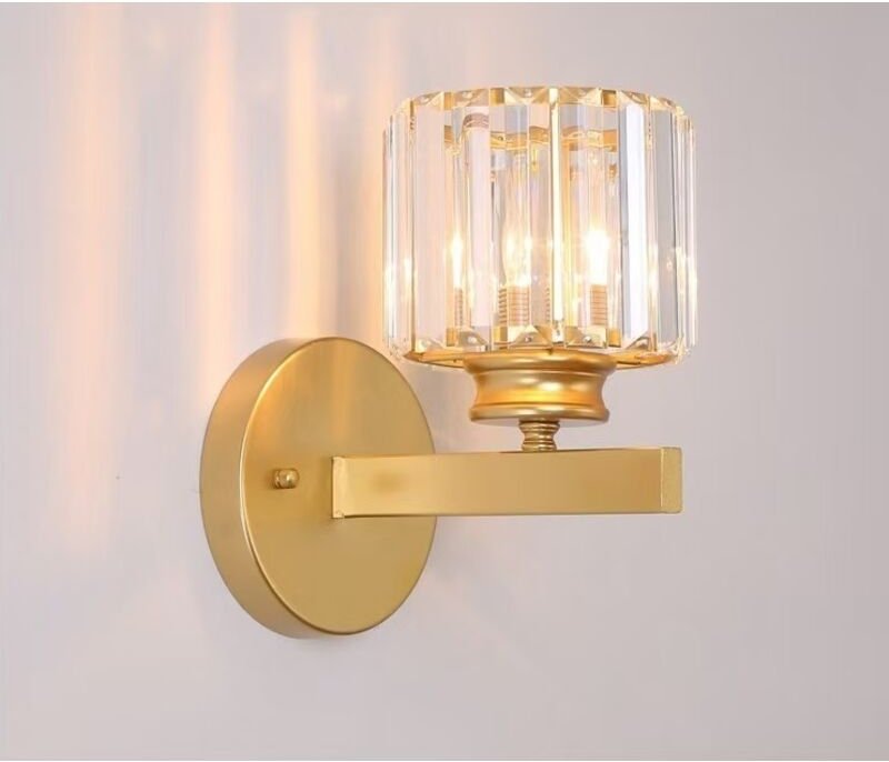 Metall LED Wandleuchte Postmodern Exquis Kristall Wandleuchte Für Zuhause Dekoration Wohnzimmer TV Wandleuchte Schlafzim...