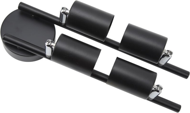 Eosnow Tracking -Lichter Decke LED 4 60 W einstellbare Winkel faltbare matte schwarze Lichtbeleuchtung für Schlafzimmer ...