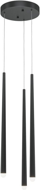 Maytoni Cascade Moderne Cluster-Pendelleuchte, schwarz, 1400 lm, 3 x LED