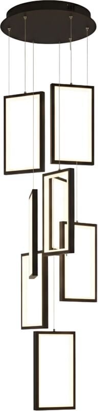 Hängeleuchte Toolight Lhj089-7cp Black White