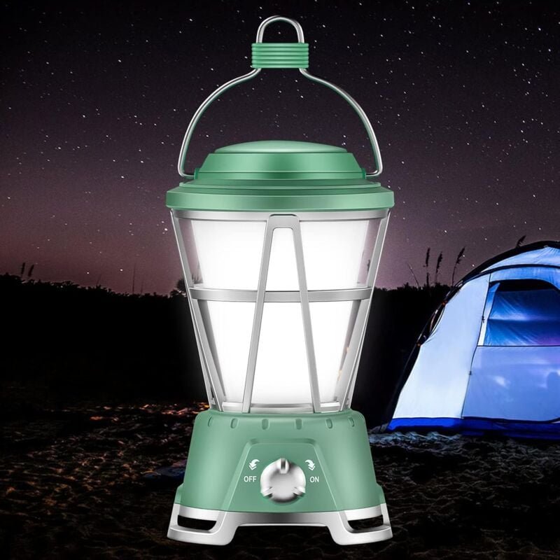 Gotrays - LED-Campinglaterne, Campinglicht, über usb wiederaufladbare und batteriebetriebene Campinglampe, Campingzubehö...