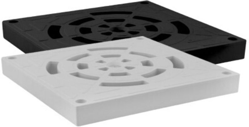 Durchbrochener Deckel - 200 x 200 mm schwarz, GIBALTO